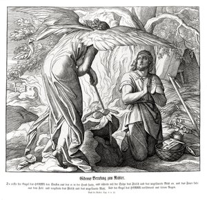 Gideon is called as a judge, Judges