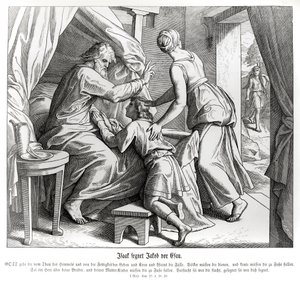 Isaac Blesses Jacob in Esau