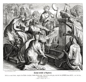 King Solomon Falls into Idolatry