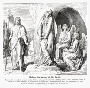 Mary Magdalene at Jesus