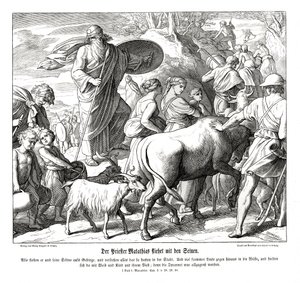 Mathathias and His Sons Flee the City by Julius Schnorr von Carolsfeld