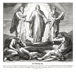Transfiguration of Jesus by Julius Schnorr von Carolsfeld