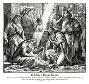 Wise Men, Gospel of Matthew by Julius Schnorr von Carolsfeld