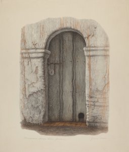 Mission Door San Juan by June Dale