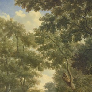 Arcadian Landscape, one of a series of ten murals in the garden room of the main floor of the Amsterdam house Herengracht 524 by Jurriaan Andriessen