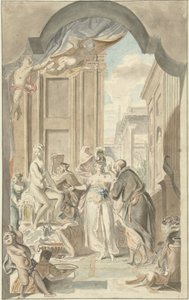 Pallas Athena in the Studio of Prometheus by Jurriaan Andriessen