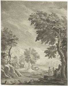 Landscape with Road by Jurriaan Cootwijck