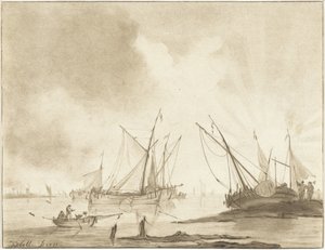 River Landscape by Jurriaan Cootwijck