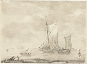 River Landscape by Jurriaan Cootwijck