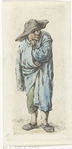 Standing Farmer with Hand and Arm in His Cloak (Beggar) by Jurriaan Cootwijck