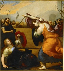 The Duel of Isabella de Carazzi and Diambra de Pottinella