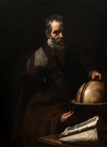Philosopher with a Globe (Anaxagoras?) by Jusepe de Ribera