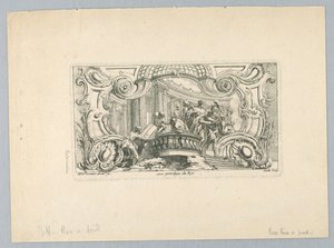 Ornament with Figures by Juste Aurèle Meissonnier