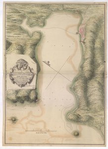 A Plan of the Town, Harbour and Fortifications of Porto Bello, as it appears since it was taken by Adm: Vernon, 1742 by Justly Watson