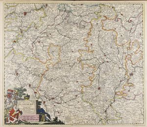 Duchy of Luxembourg New and Accurate Map