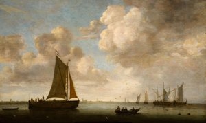 Distant View of the Dutch Coast by Justus Verwer