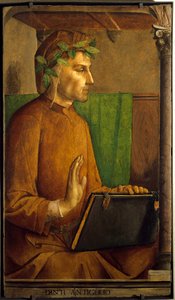 Portrait of Dante Alighieri (1265-1321) by Justus van (c.1435 c.1480) Gent