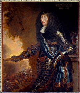 Full-length portrait of the Grand Conde, Louis II Prince of Bourbon (1621-1686) by Justus van Egmont