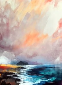 Dramatic Coastal Sunset