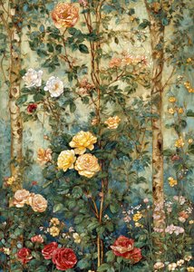 Lush Rose Garden