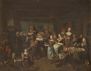 Merriment in a Tavern