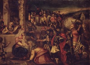 The Adoration of the Kings by KMS 3880 f Ubekendt