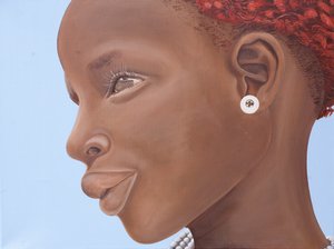 Brown Introspection, 2007 by Kaaria Mucherera