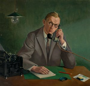 Portrait of Dr. E. Müller-Kamp by Käthe Hoch