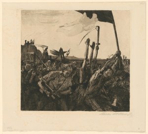 Uproar (8th State) by Käthe Kollwitz