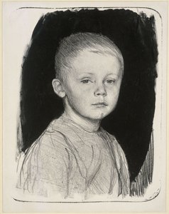 Portrait of Hans Kollwitz by Käthe Kollwitz