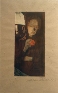 Woman with Orange