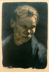Bust of a Working Woman by Käthe Kollwitz
