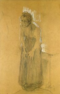 Laughing Woman by Käthe Kollwitz