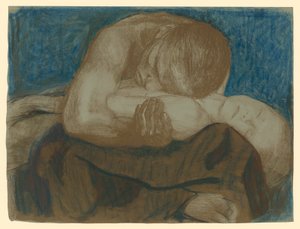 Pietà (1st State, Unique) by Käthe Kollwitz
