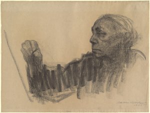 Self-portrait by Käthe Kollwitz