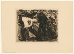 Run Over (4th State) by Käthe Kollwitz