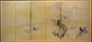 Landscape by Kaiho Yusho
