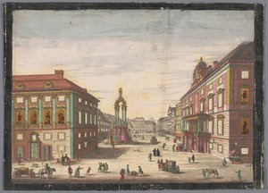 View of the Hohe Markt in Vienna by Kaiserlich Franziskische Akademie (possibly)