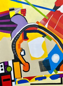 Dynamic Abstract Shapes by Kajsa Bergström