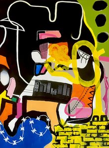 Urban Abstract Cityscape by Kajsa Bergström