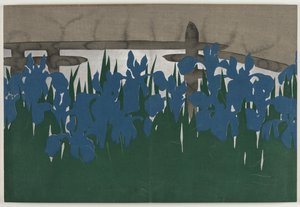 Flowers of a Hundred Worlds (Momoyogusa): Eight Bridges by Kamisaka Sekka