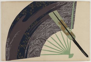 Flowers of a Hundred Worlds (Momoyogusa): Folding Fans by Kamisaka Sekka