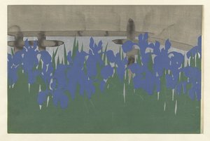 Irises by Kamisaka Sekka