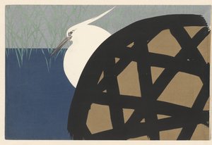 White Heron by Kamisaka Sekka