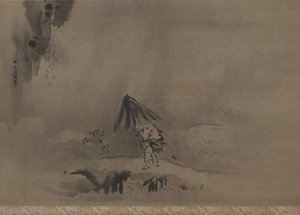 Evening Shower by Kanō Tan’yū