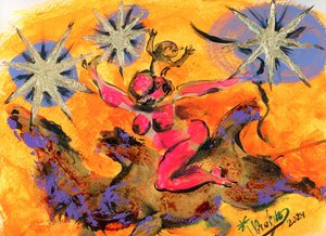 Celestial Rider Woman