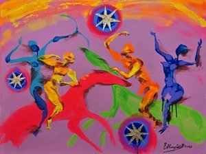 Colorful Abstract Dance by Kanat Ibragimov