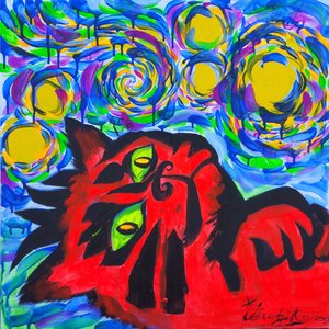 Vibrant Creature Starry Sky