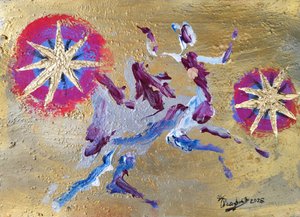 Vivid Cosmic Dance