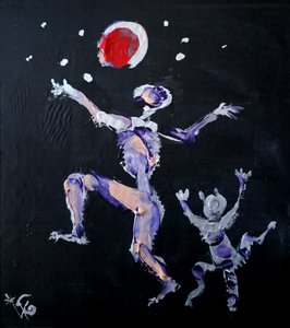 Whimsical Moon Dance by Kanat Ibragimov